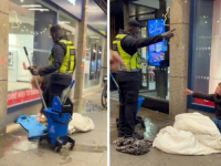 DUŠEVNI BIJEDNICI: Jedan zaštitar u Londonu beskućniku vodom iz kante natopio vreću za spavanje, drugi pokušao... (VIDEO)