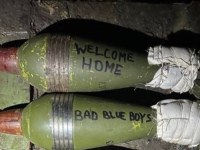 BIZARNA PODRŠKA: Ukrajinci ispisali poruke hrvatskim navijačima na minobacačkim granatama