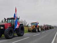 NEDALEKO OD GRANICE S BiH: Prosvjednici i dalje blokiraju cestu u Slavoniji i najavljuju nove punktove