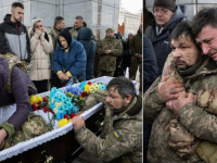 SUZE I OČAJ NA TRGU SLOBODE U KIJEVU: Ukrajina zavijena u crno zbog smrti nacionalnog junaka (FOTO)