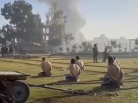 PONIŽAVANJE I MUČENJE: Izraelska vojska na stadionu drži zarobljene polugole Palestince