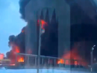 ZASTRAŠUJUĆI SNIMCI IZ RUSIJE: Pogođeno skladište nafte, izbio veliki požar, oglasio se guverner...