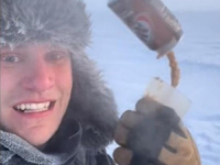 I OD SAMOG PRIZORA JE HLADNO: Kako izgleda ručak na minus 64 stepena pokazao nam je Jeff Capps