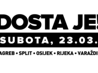 U PET GRADOVA ISTOVREMENO: Protestni skupovi protiv HDZ-a - 'Dosta tiranije, laži i korupcije'