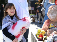 'SB' NA PERFORMANSU 'SVAKI SAT 9 NEVINIH': Prestanite ubijati narod Palestine (FOTO)