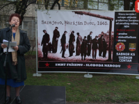 'SB' KOD SPOMENIKA NA MARIJIN DVORU: Obilježena 79-ta godišnjica ustaških vješanja 55 građana Sarajeva (FOTO)