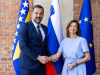 KONAKOVIĆ I FAJON SASTAJU SE U SARAJEVU: 'Sretna sam što sam danas u Bosni i Hercegovini'
