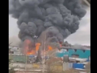 DRAMA U RUSIJI: Ogroman požar u Sankt-Peterburgu, sumnja se na... (VIDEO)