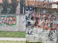 PROVOKATORI SU NEUMORNI, ČAK I ZA RAMAZAN: U Janji osvanuli skandalozni grafiti koji veličaju genocid i zločinca Mladića