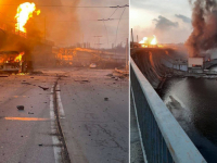 ZLOČINAČKI UDAR U ZORU: Rusi raketirali branu na rijeci Dnjepar, zastrašujuće snimke s lica mjesta…