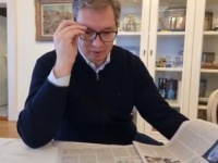 'SLOBODNA BOSNA' NA VUČIĆEVOM STOLU: Predsjednik Srbije pomno prati i analizira šta mediji u regionu pišu o njemu (FOTO)
