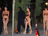 BIANCA CENSORI PONOVO ŠOKIRA: Supruga Kanye Westa u grudnjaku izašla na večeru, zaboravila obući gaćice (FOTO)