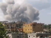 DRAMATIČNE SNIMKE S BLISKOG ISTOKA: Izrael izveo zračne napade na grad u Libanu, u blizini se nalazi...