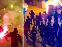 DRAMATIČNE SNIMKE IZ SUSJEDSTVA: Policajci u bolnici, privedena 51 osoba, palili, bacali kamenje, boce, bengalke…