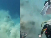 'JEZIVO': Ronioci snimili zemljotres pod vodom (VIDEO)