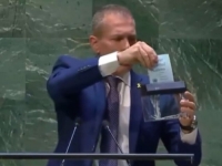 SRAMNO I NEKULTURNO: Izraelski ambasador uništio Povelju UN-a (VIDEO)