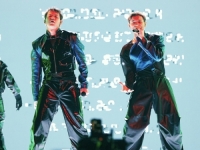 BURNE REAKCIJE NA EUROVIZIJI: Švedski predstavnik na ruci nosio palestinsku maramu (VIDEO)