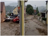 NEVJEROVATNI PRIZORI U AUSTRIJI: Bujica nosila automobile 'kao da su šibice' (VIDEO)