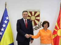 BEĆIROVIĆ SE SUSREO SA SILJANOVSKOM DAVKOVOM: Jačati veze BiH i Sjeverne Makedonije