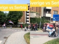 NE MOŽE SE TAKO U EVROPU: Usred Stochkolma navijači Srbije skandirali ime ratnog zločinca Ratka Mladića (VIDEO)