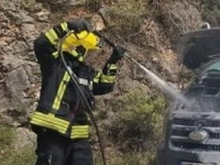 DRAMA U HERCEGOVINI: Zapalio se kamion, intervenirali vatrogasci, pogledajte fotografije sa mjesta nesreće...