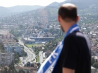 A ONDA ŽELJIN STADION GLEDAM...: Elvir Rahimić uslikan ogrnut šalom Željezničara - sada je sve jasno