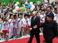 SVEČANA DOBRODOŠLICA: Putin raskošno dočekan u Sjevernoj Koreji, obećana podrška