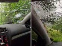 NEVRIJEME U BROJNIM BH. GRADOVIMA: Tuča u Gračanici razbijala stakla na autima