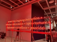  'SB' U WHITNEY MUZEJU U NEW YORKU: Suptilna poruka 'Oslobodite Palestinu' sakrivena u umjetničkoj instalaciji (FOTO, VIDEO)