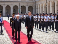 INTENZIVNE DIPLOMATSKE AKTIVNOSTI: Predsjednik Italije dočekao Bećirovića uz najviše državne i vojne počasti (VIDEO)