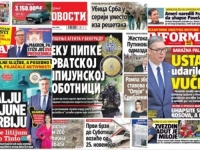 POTPUNA HISTERIJA VUČIĆEVIH MEDIJA: Od 'ustaških špijuna' do Severine koja 'voli samo srpske pare' (FOTO)