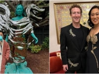 ROMANTIČNI TVORAC FACEBOOKA: Mark Zuckerberg u dvorištu kuće postavio ogromni kip svoje supruge (FOTO)