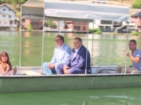 VUČIĆ I DODIK U PRIJATELJSKOJ POSJETI RIBOLOVCIMA U MALOM ZVORNIKU: 'Rekao sam Miletu...'