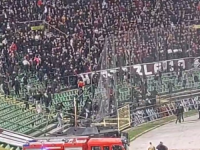 NA SJEVERNOJ TRIBINI STADIONA KOŠEVO - NEREDI: Uoči početka utakmice došlo je do nemilih scena i to na...