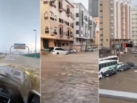 NEZAPAMĆENI PRIZORI U SVETOM GRADU MUSLIMANA: Mekka pod vodom, oluje još traju