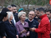 POSJETA PREDSJEDNICE EVROPSKE KOMISIJE: Ursula von der Leyen danas sa članovima Predsjedništva BiH i Borjanom Krišto