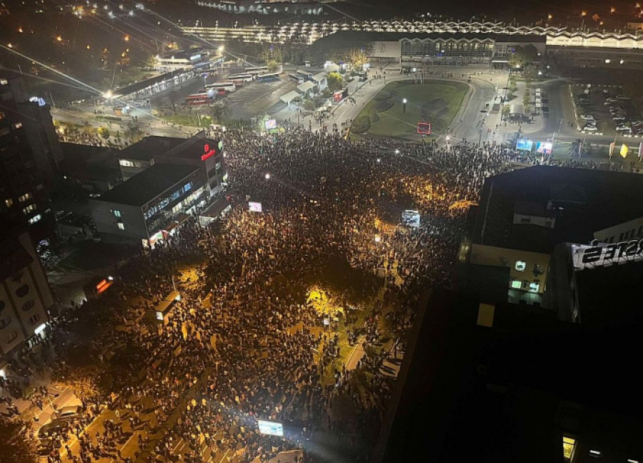 NOVI SAD CRIME: Drone footage reveals a large number of people attended the protest that began… (VIDEO)