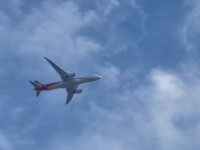 AVION POLETIO S AERODROMA U RIMU, PA SE ZAPALIO: Ptica udarila u motor i izazvala požar, pogledajte kako je sletio (VIDEO)