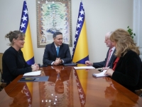 SASTANAK DENISA BEĆIROVIĆA I THOMASA FITSCHENA: Ambasador Njemačke govorio i o NATO i EU putu Bosne i Hercegovine