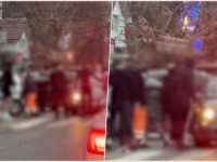 HAOS NASRED RASKRSNICE: Žena udarila muškarca, on uzvratio, a onda je izbila opšta tuča 10-ak ljudi (VIDEO)
