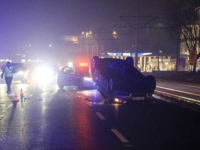 NESREĆA U SARAJEVU: Prevrnuo se automobil, na terenu policija i Hitna pomoć