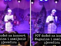 PJEVAČICI MAGAZINA POZLILO NA KONCERTU:  Žena iz publike popela se na binu i zapjevala
