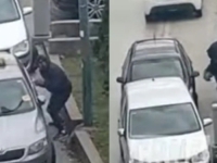 SVE JE SNIMLJENO: Sarajevskom taksisti lopov obio auto dok je bio na džumi (VIDEO)