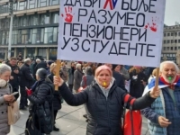 PENZIONERI PODRŽALI STUDENTE: U centru Beograda više hiljada građana, njihov plan je da...