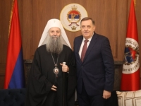 PATRIJARH PORFIRIJE DOŠAO U BANJALUKU: Dodik mu pričao o načinu na koji će institucije RS-a...