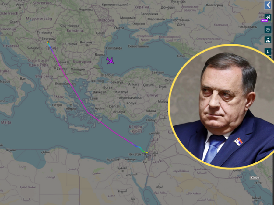 AVION VLADE RS POLETIO IZ TEL AVIVA: Dodik otišao iz Izraela prije odluke Interpola o međunarodnoj potjernici | Slobodna Bosna