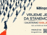IZ BINGA NAJAVLJUJU: 8.3. naših 230 trgovina će, od 10 do 10:30,  stati sa radom - Vrijeme je da stanemo i zaustavimo nasilje!