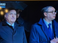 LICE S POTJERNICE NA SLUŽBENOM PUTU: Milorad Dodik u Beogradu, prisustvuje skupu koji se...