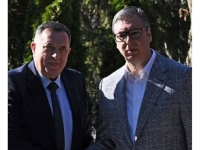 NA VUČIĆEVOM LICU NEMA OSMIJEHA: Dodik stigao u Beograd na sastanak sa predsjednikom Srbije, očekuju se izjave za medije...