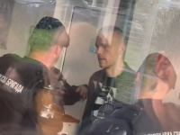 VERBALNA RASPRAVA PRERASLA U OZBILJAN INCIDENT: Policajci oborili na pod golmana Partizana (VIDEO)